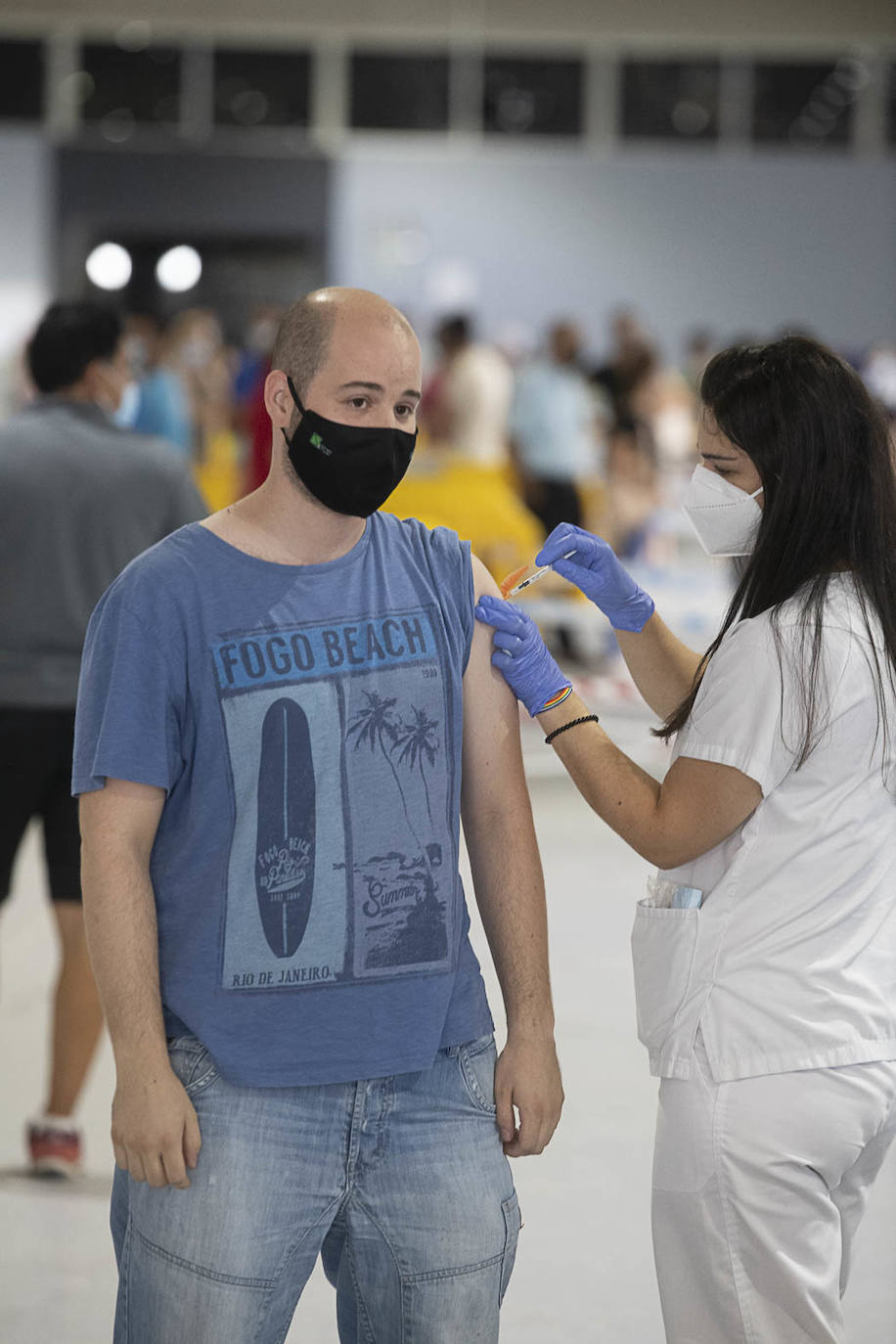 Fotos: Vacuna contra la Covid-19 en Torre Pacheco