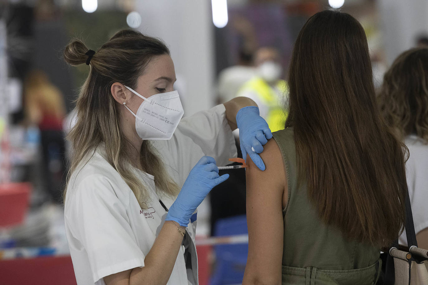 Fotos: Vacuna contra la Covid-19 en Torre Pacheco