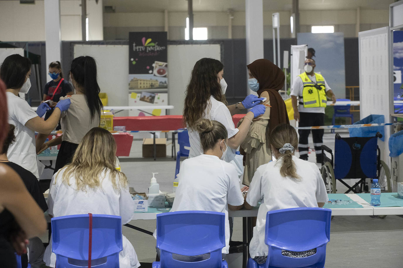 Fotos: Vacuna contra la Covid-19 en Torre Pacheco