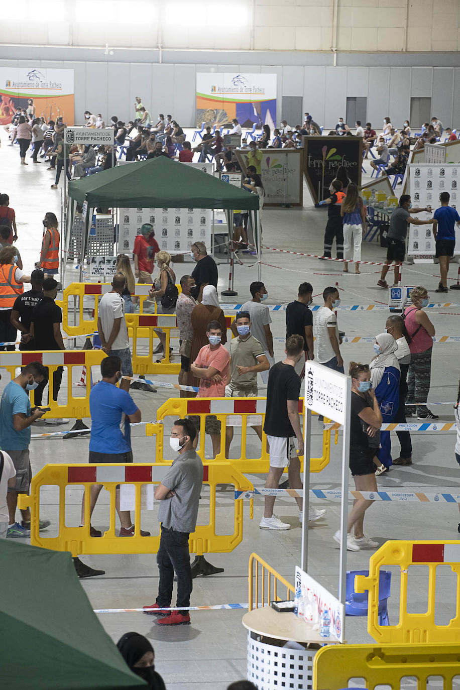 Fotos: Vacuna contra la Covid-19 en Torre Pacheco