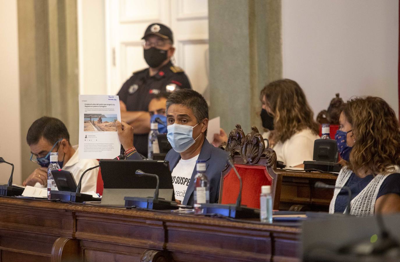 Fotos: El Pleno de Cartagena exige a Vélez un debate inmediato y abierto sobre la ubicación del Centro de Extranjeros