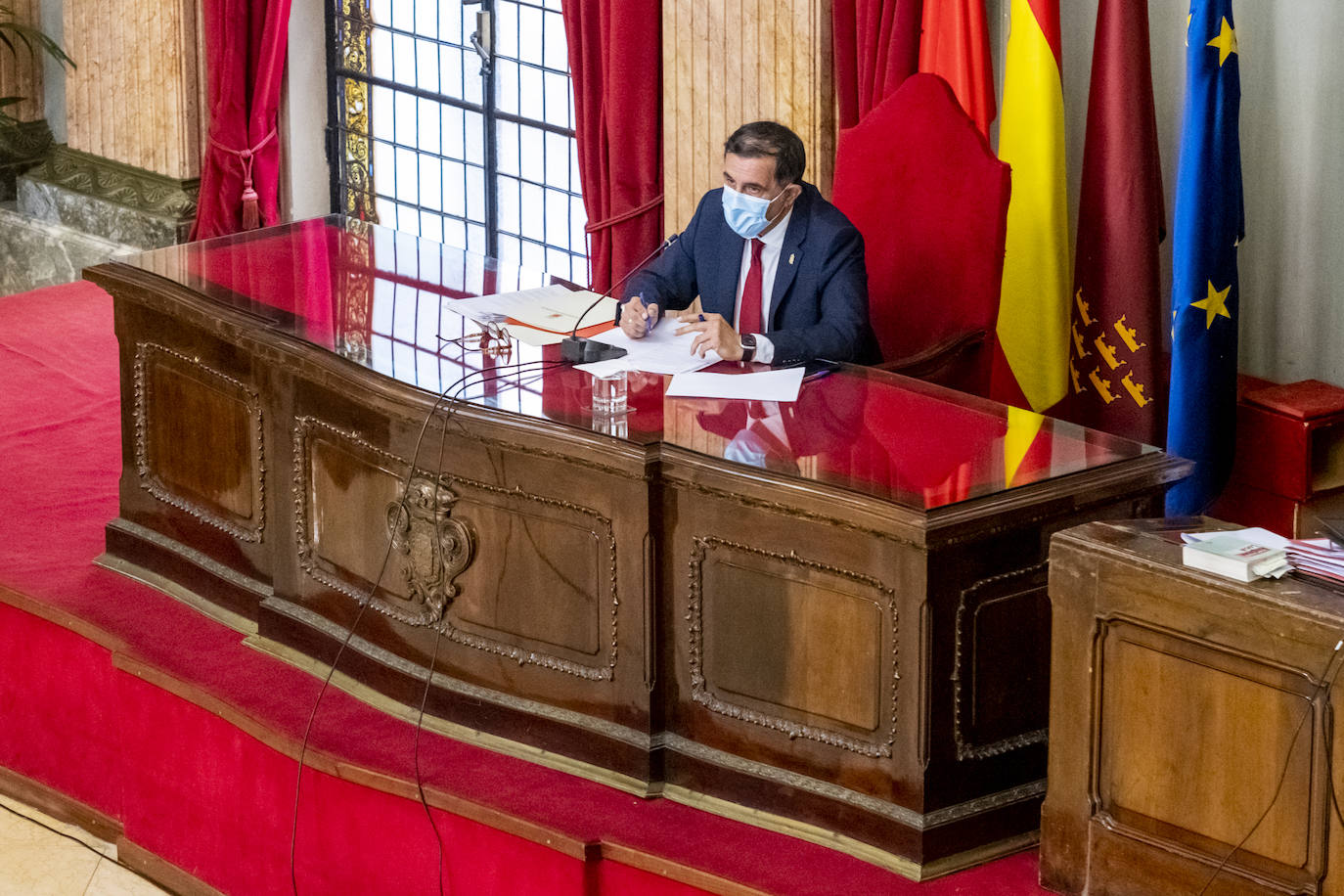 Fotos: El Pleno de Murcia pide mantener el servicio de Cercanías con la abstención del PSOE