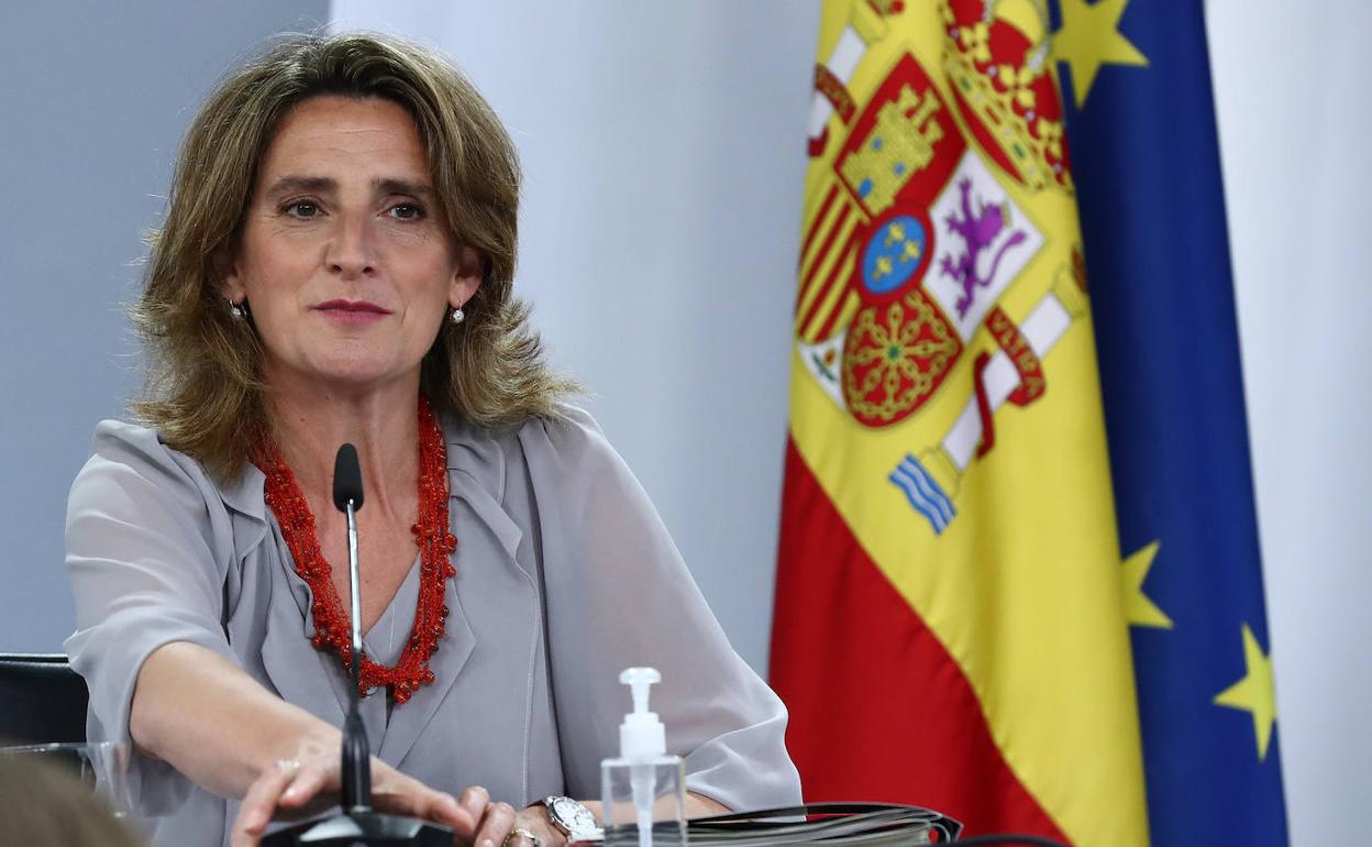 La ministra de Transición Energética, Teresa Ribera. 