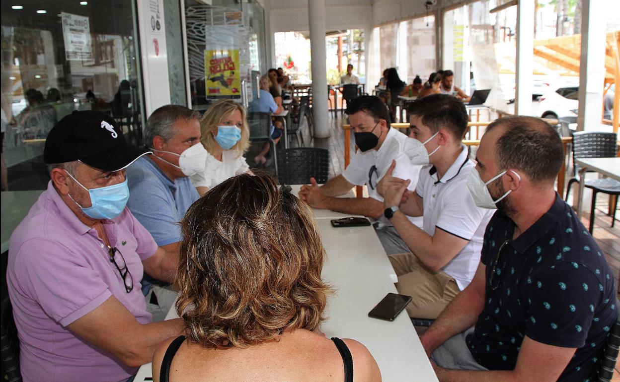 Reunión entre representantes de Cs y de la ILP-Mar Menor.