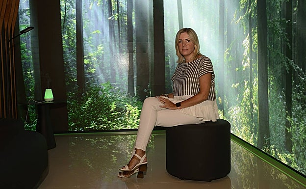 Luz Baquero, en el bosque de la inteligencia. 