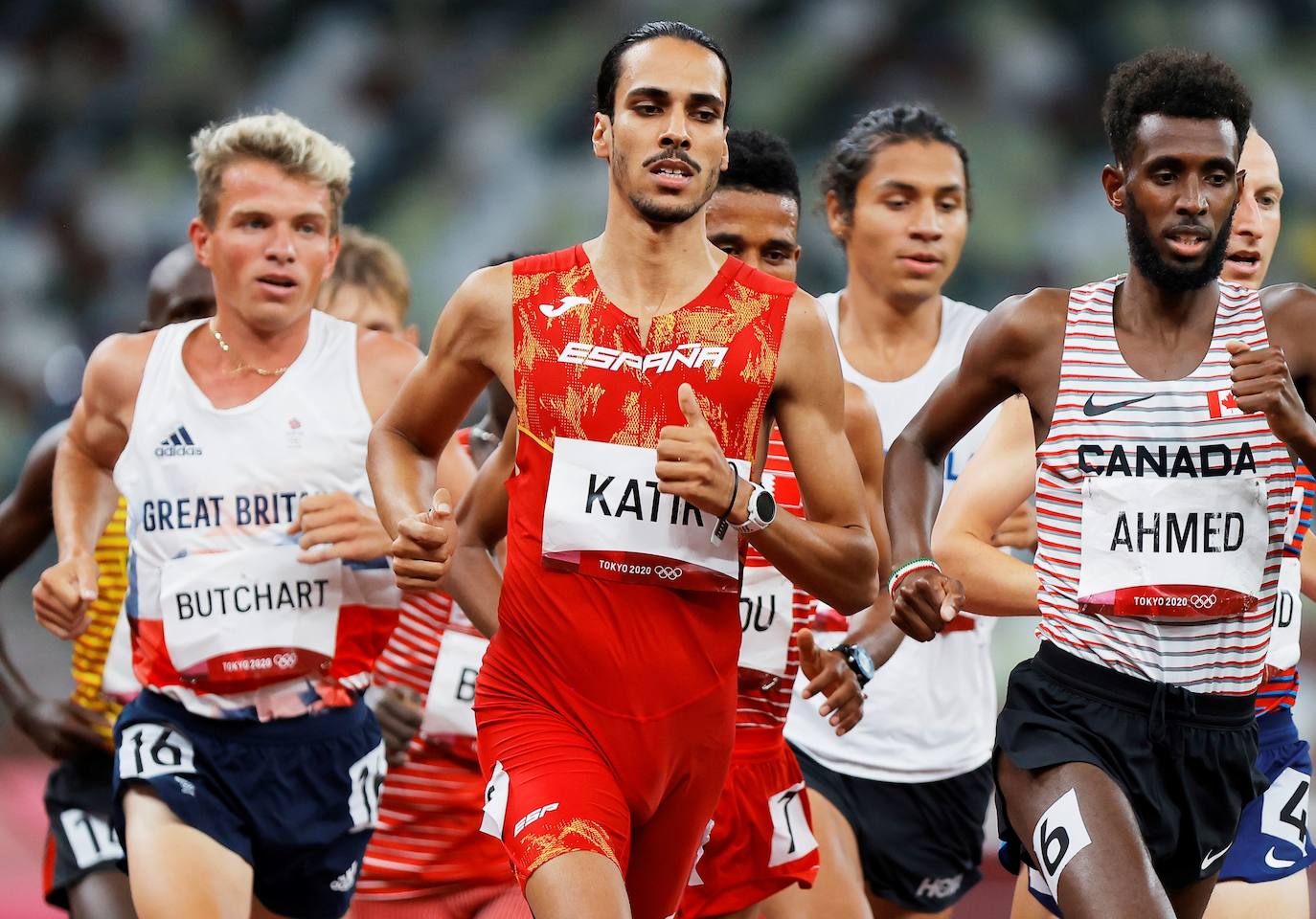 Fotos: Mohamed Katir queda octavo en la final de 5.000 metros de los Juegos Olímpicos