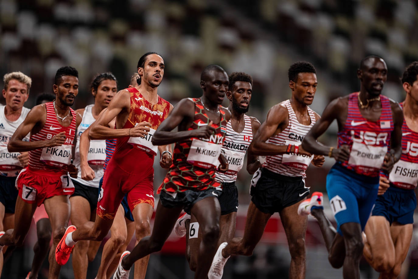 Fotos: Mohamed Katir queda octavo en la final de 5.000 metros de los Juegos Olímpicos