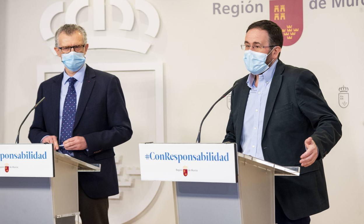 Juan José Pedreño y Jaime Pérez, en una imagen de archivo. 