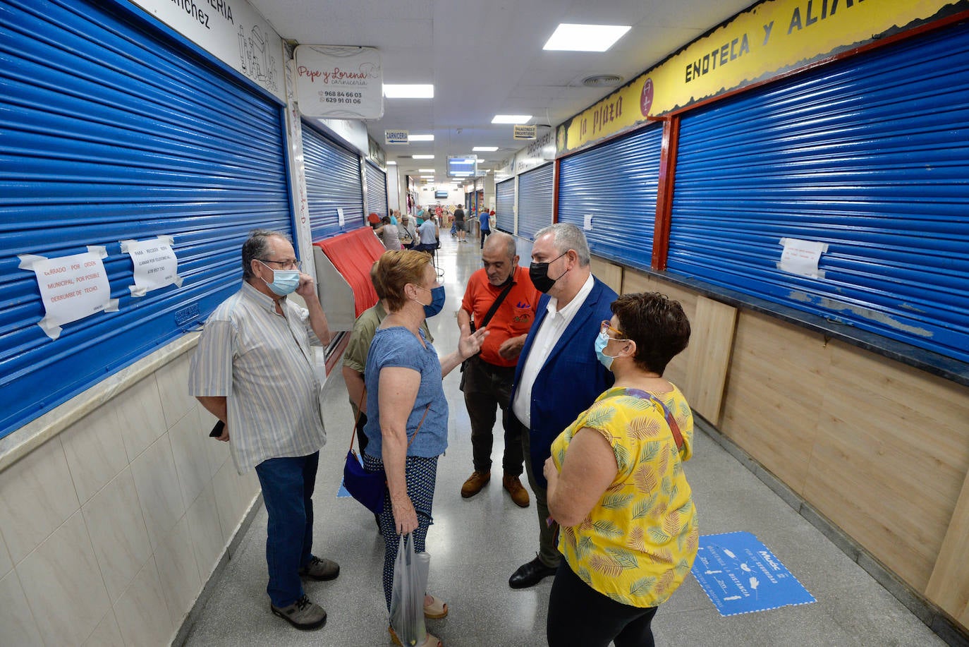Fotos: Obras en los mercados de Murcia
