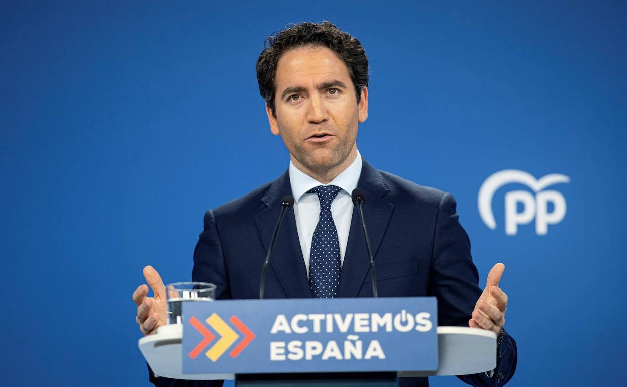 El secretario general del PP, Teodoro García Egea, en una imagen de archivo.