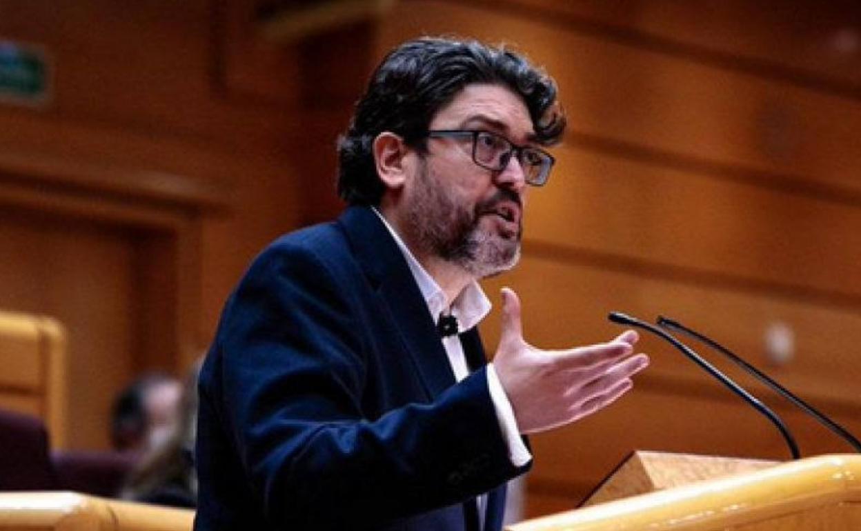 El portavoz de Cs en el Senado, Miguel Sánchez.