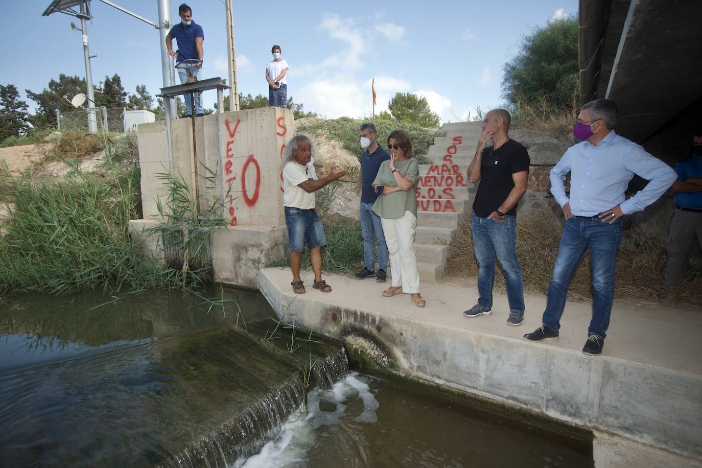 Fotos: La ministra Teresa Ribera visita el Mar Menor