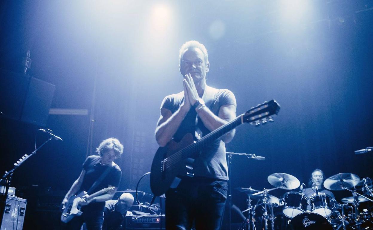 Sting, durante un concierto.