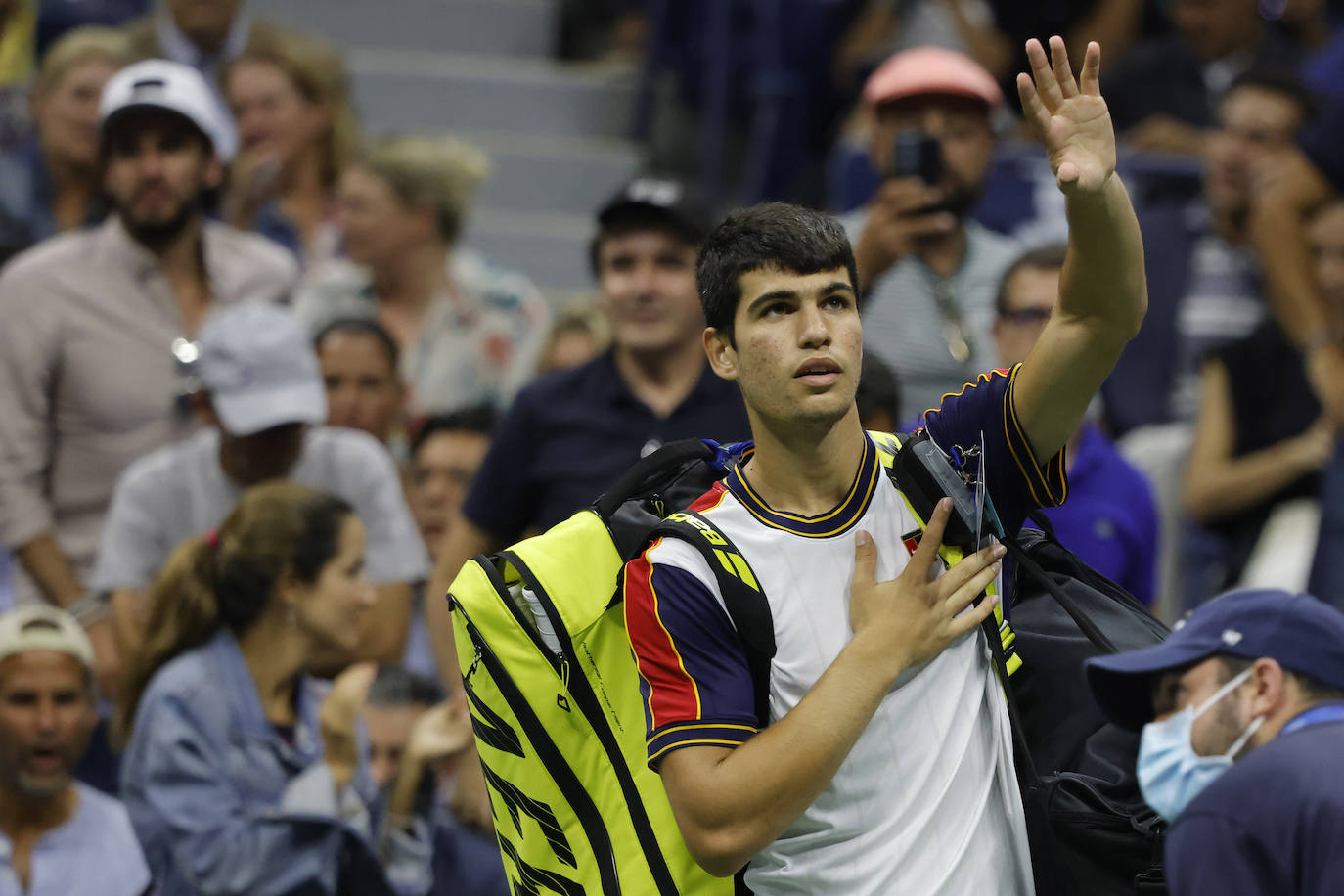 Fotos: Carlos Alcaraz se retira lesionado de su gran US Open