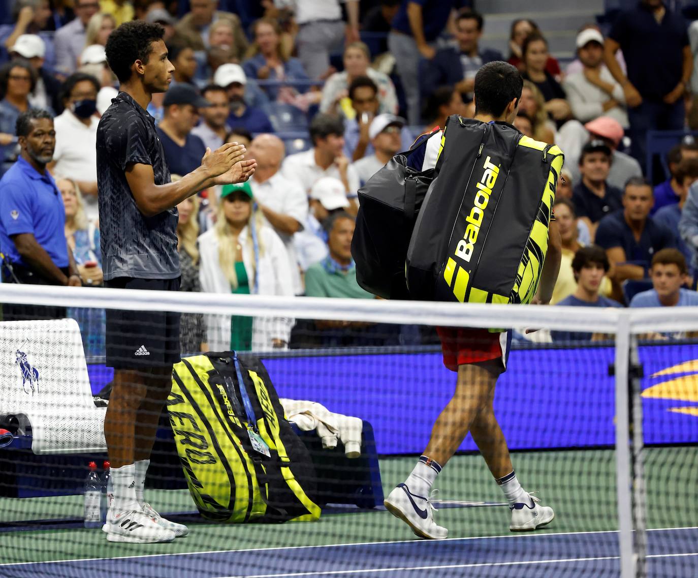 Fotos: Carlos Alcaraz se retira lesionado de su gran US Open