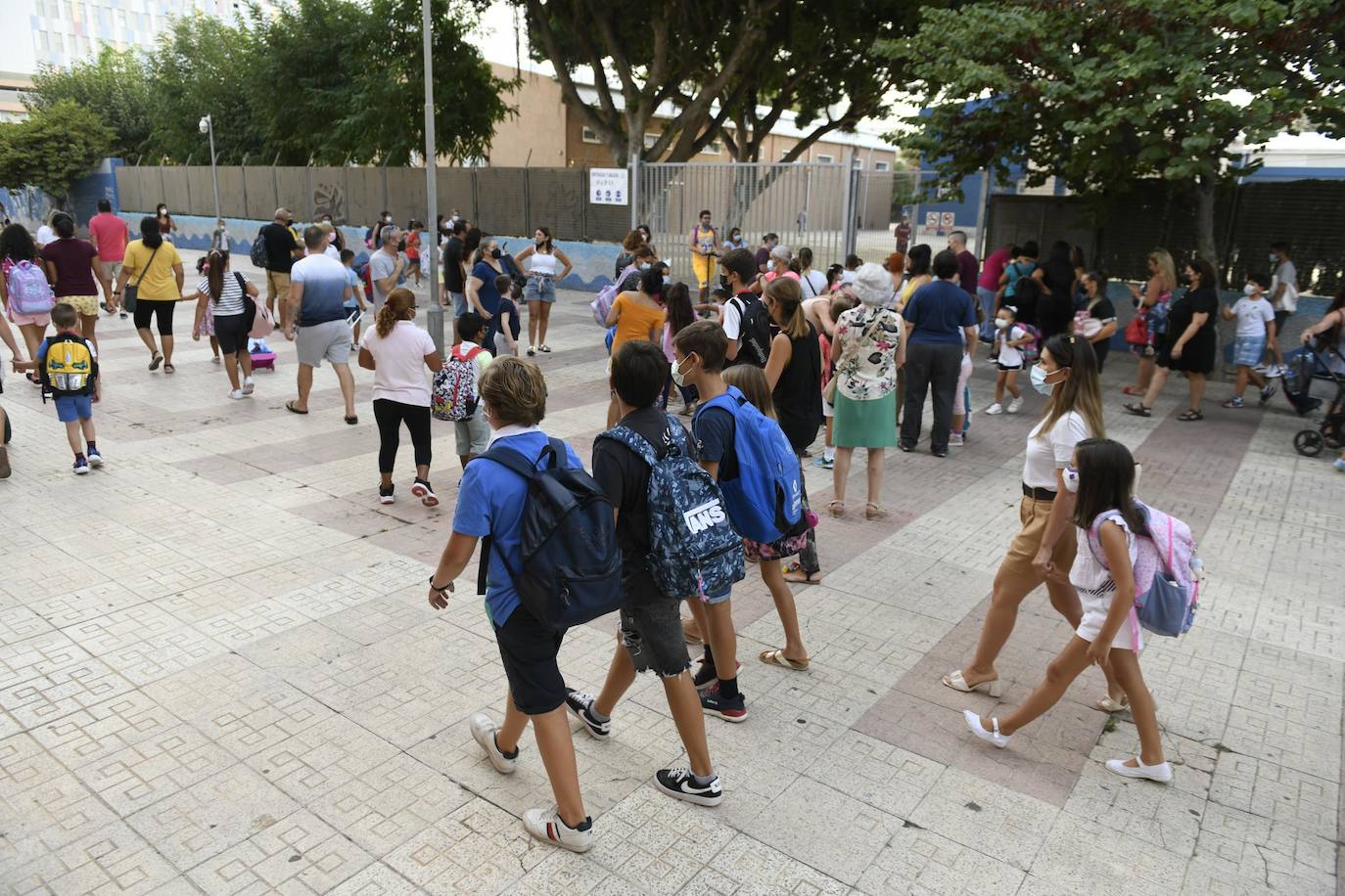 Fotos: Vuelta al cole en Cartagena