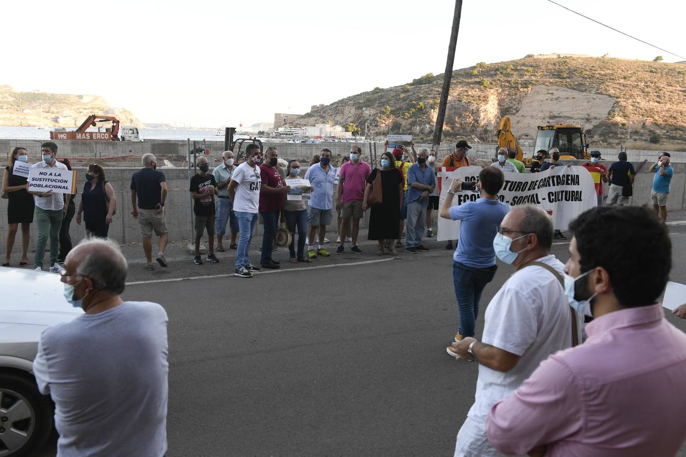 Fotos: Oposición a la ubicación elegida para el CATE en el Espalmador