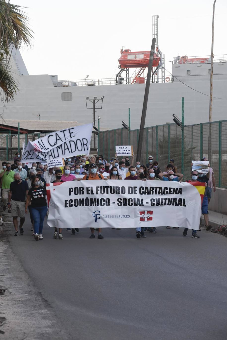 Fotos: Oposición a la ubicación elegida para el CATE en el Espalmador