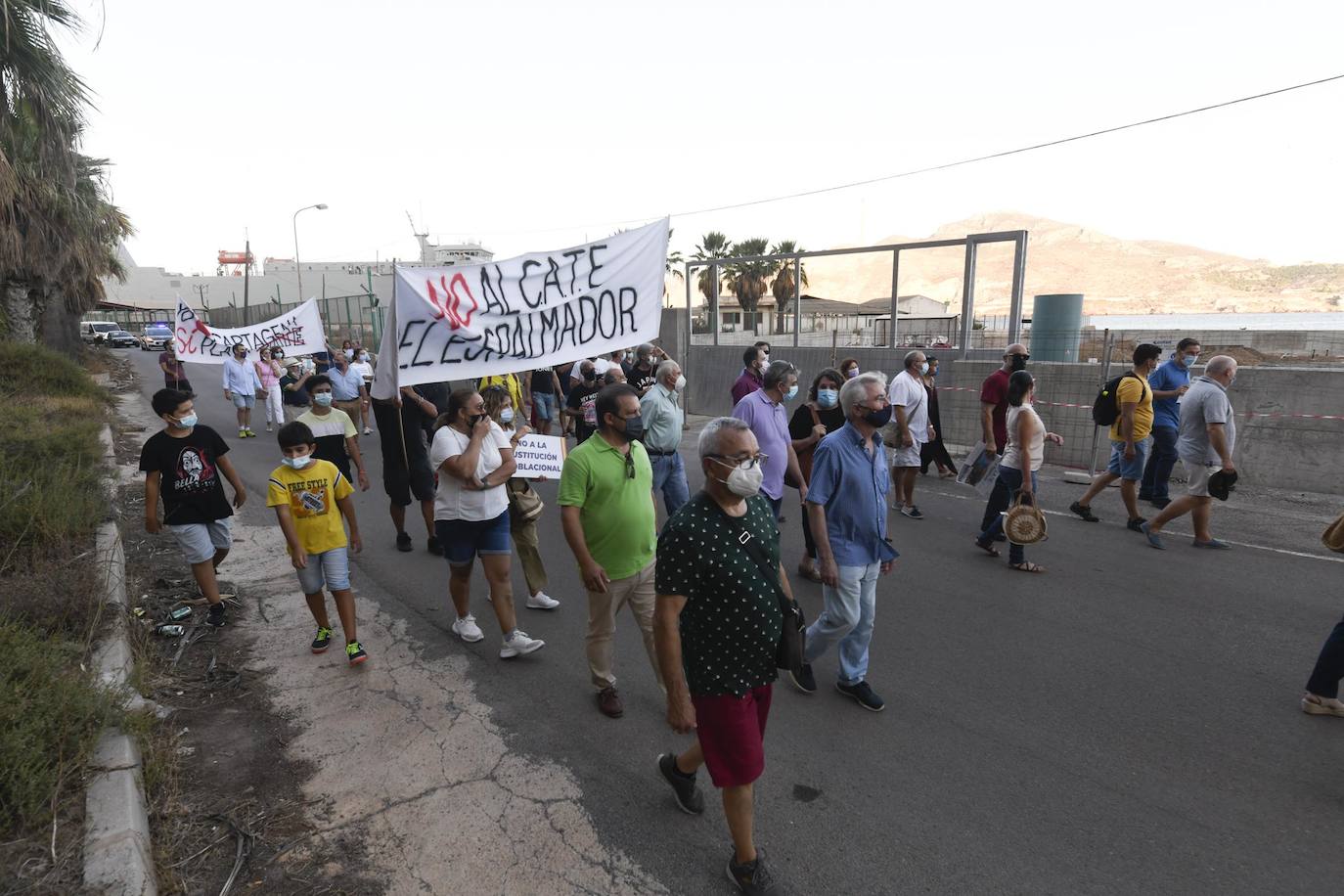 Fotos: Oposición a la ubicación elegida para el CATE en el Espalmador