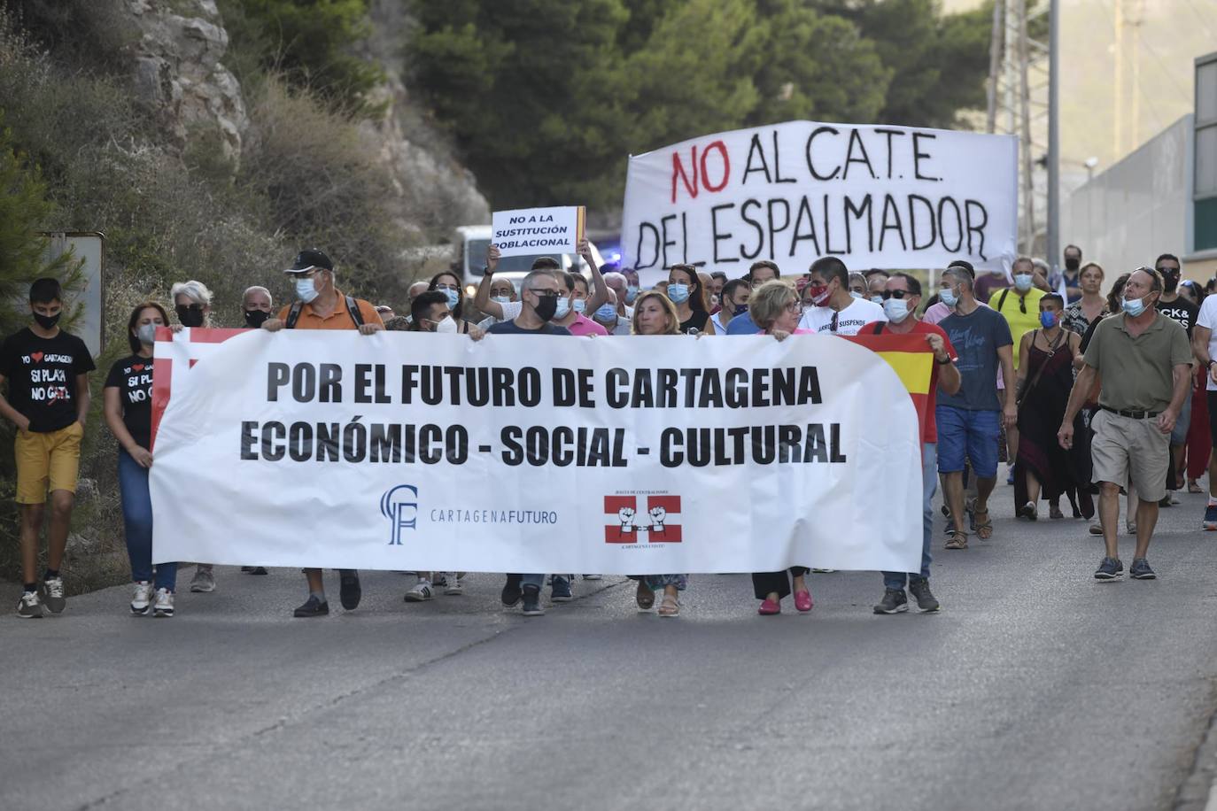 Fotos: Oposición a la ubicación elegida para el CATE en el Espalmador