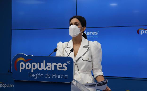 Miriam Guardiola, portavoz del PP. 