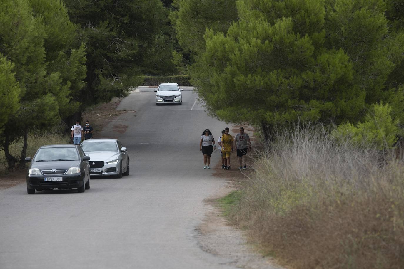 Fotos: Arrecian las quejas por la inseguridad vial en los accesos a los dos colegios de Tentegorra