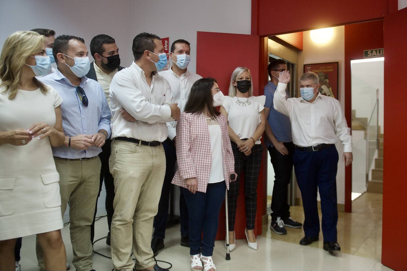 Fotos: Vélez se lanza a por la Secretaría General del PSRM con apelaciones a «la unidad de los 5.000 militantes»