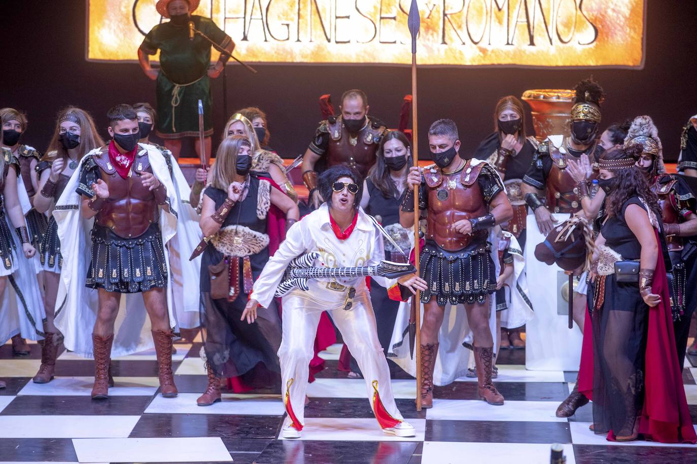 Fotos: Ajedrez viviente en Carhagineses y Romanos