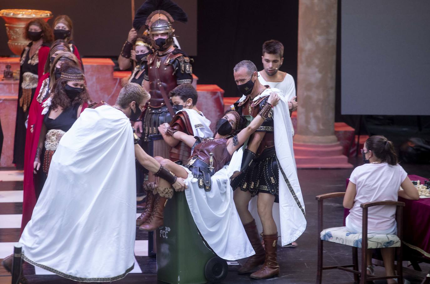 Fotos: Ajedrez viviente en Carhagineses y Romanos