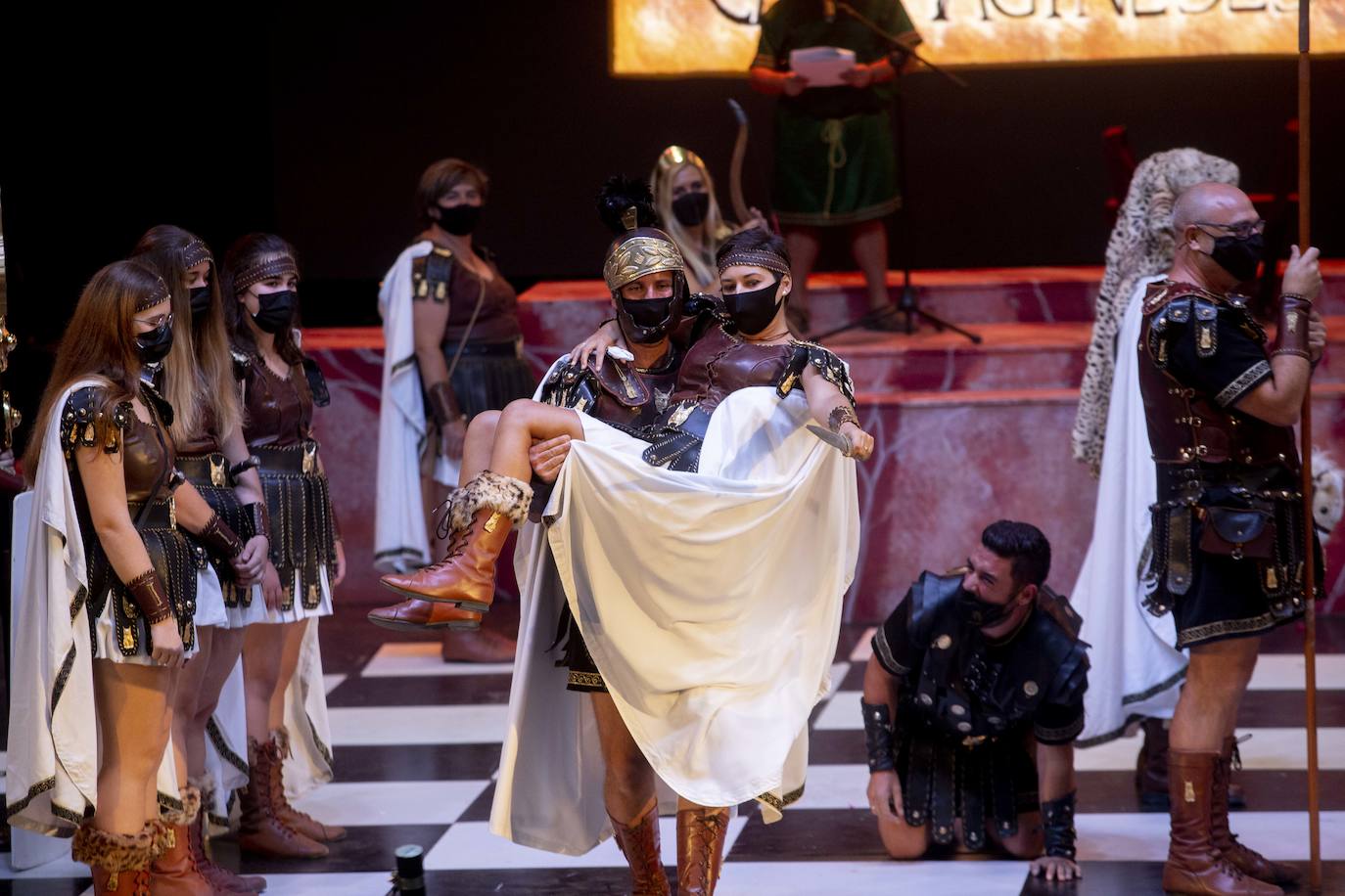 Fotos: Ajedrez viviente en Carhagineses y Romanos