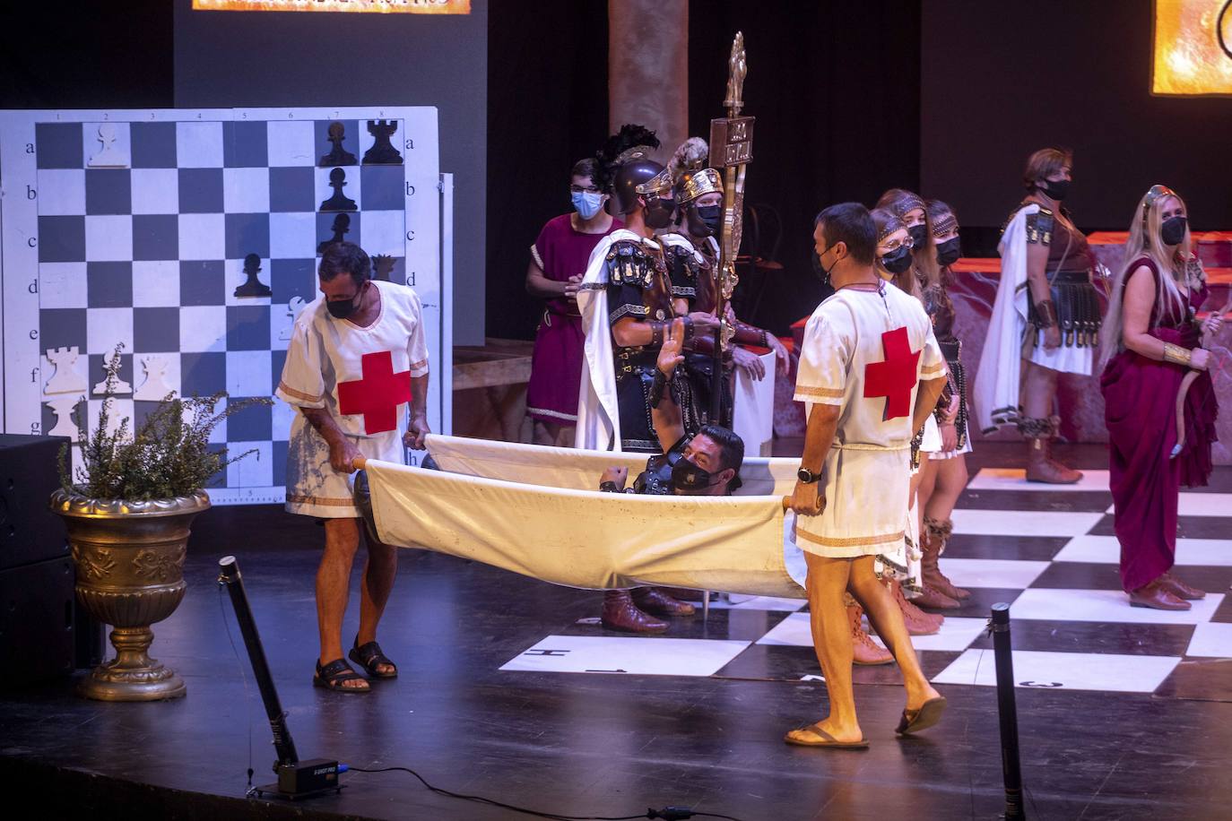 Fotos: Ajedrez viviente en Carhagineses y Romanos