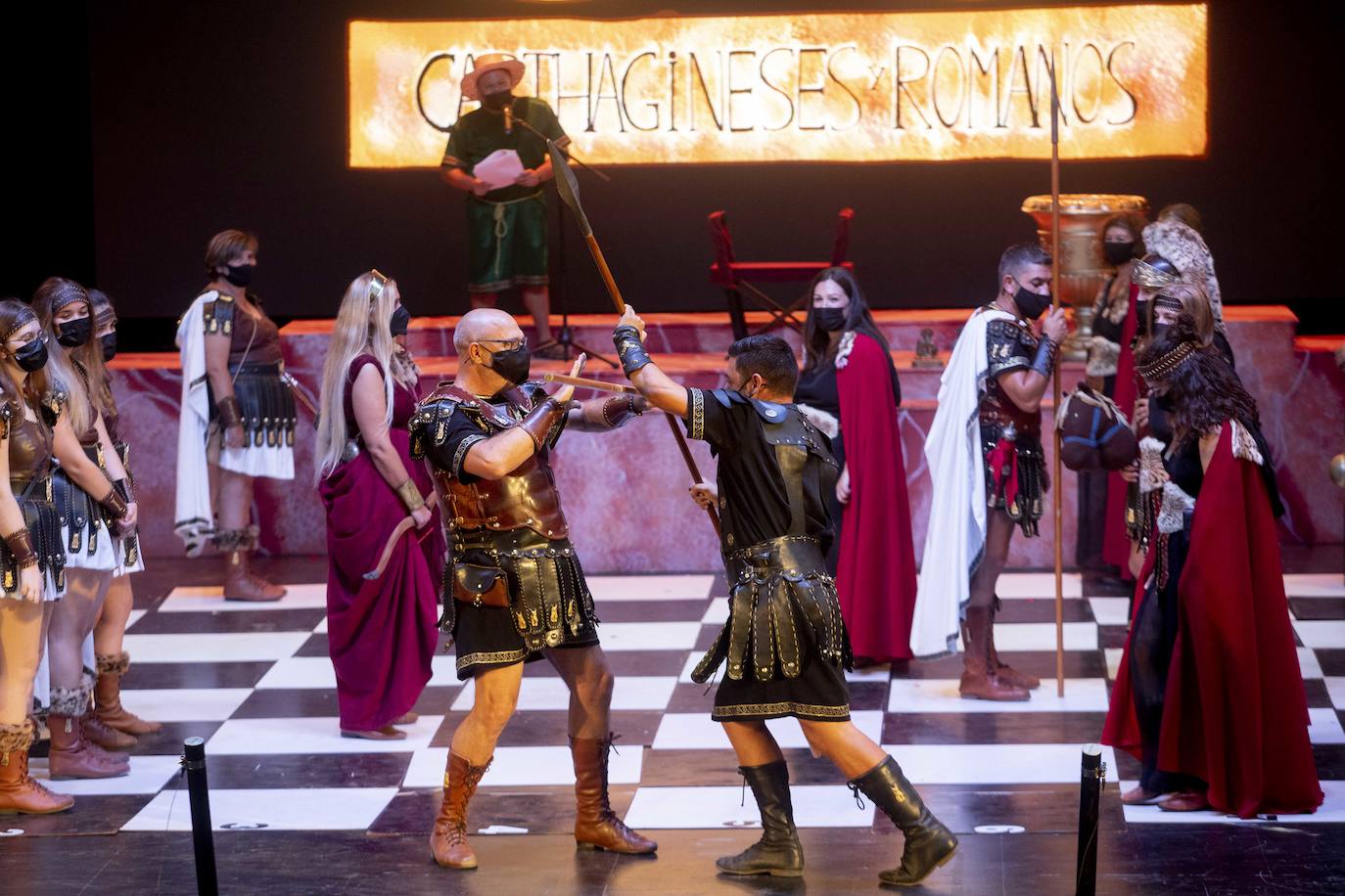 Fotos: Ajedrez viviente en Carhagineses y Romanos