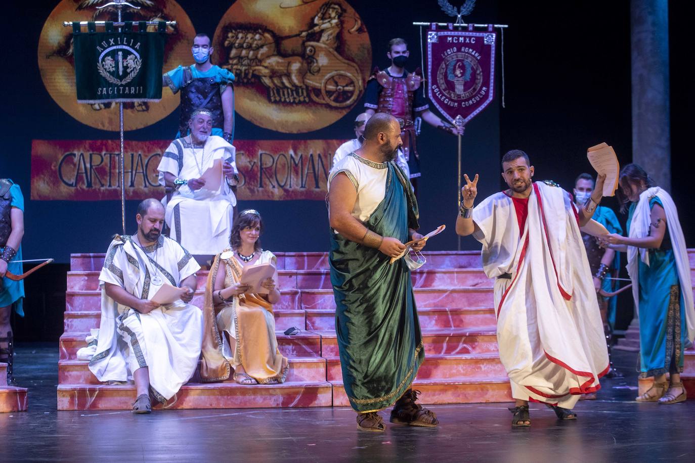 Fotos: Sesión del Senado en Carthagineses y Romanos