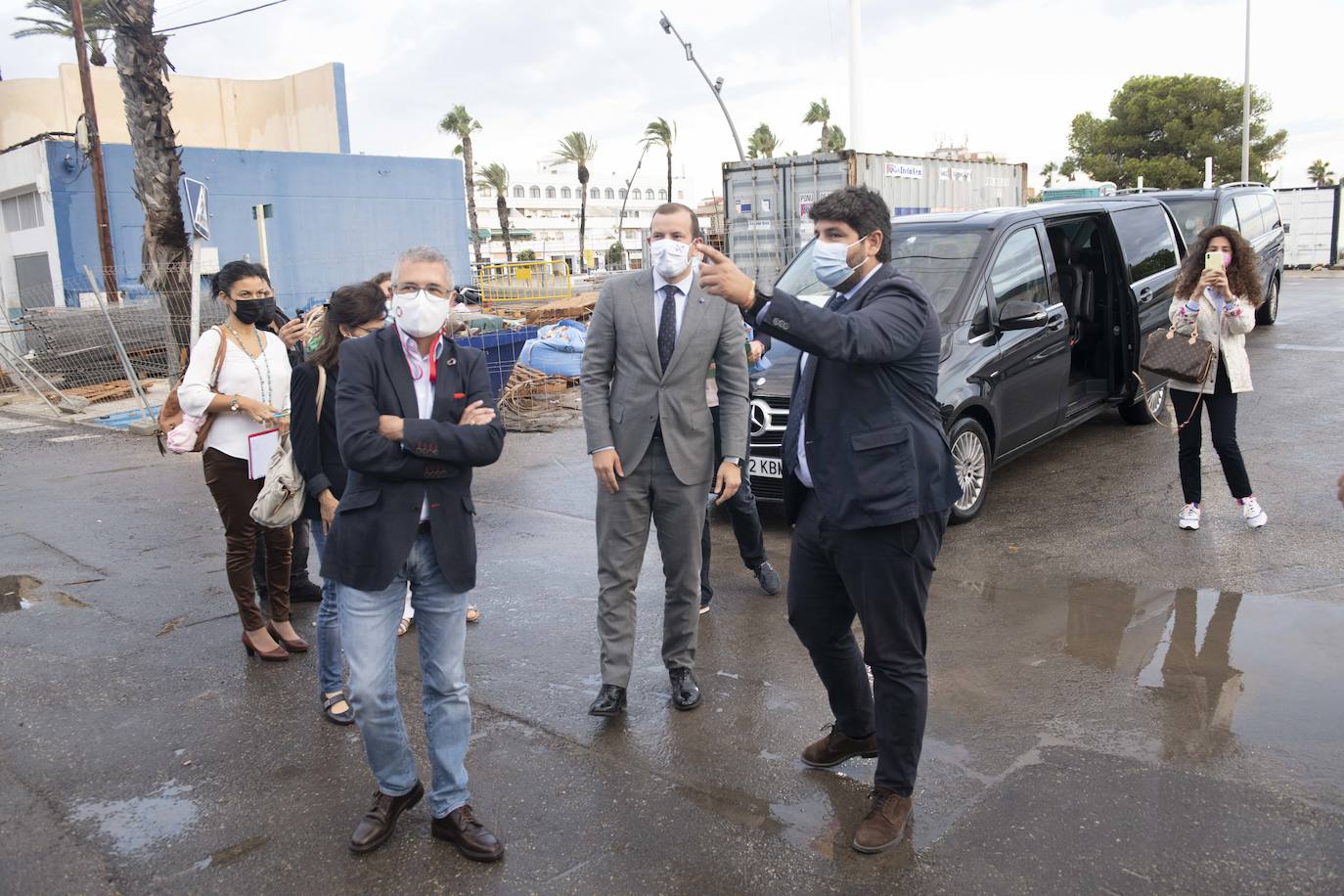 Fotos: El comisario europeo visita el Mar Menor