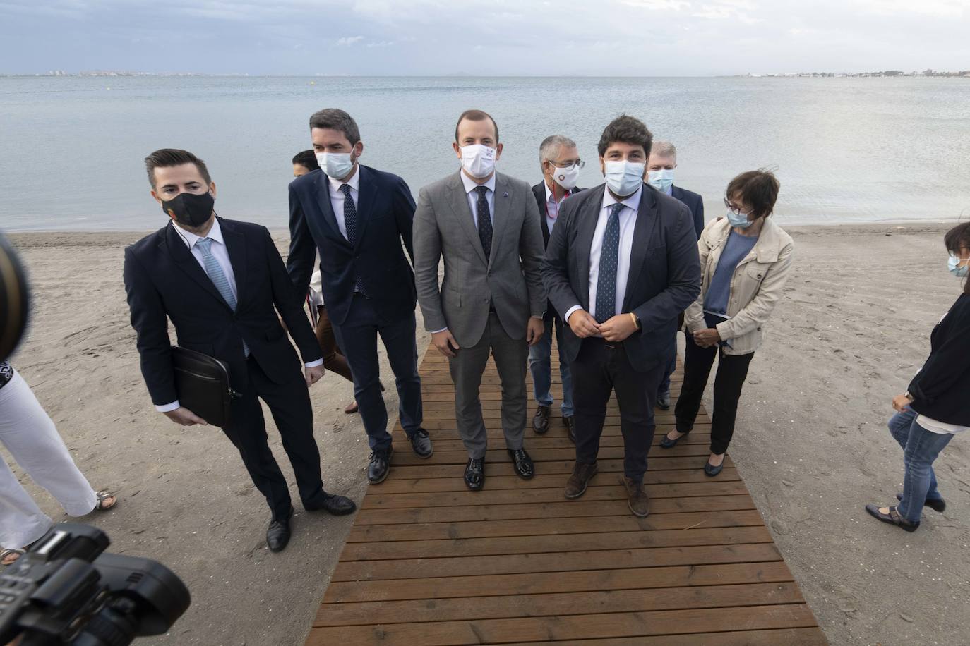 Fotos: El comisario europeo visita el Mar Menor