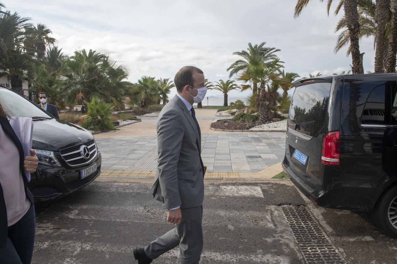 Fotos: El comisario europeo visita el Mar Menor