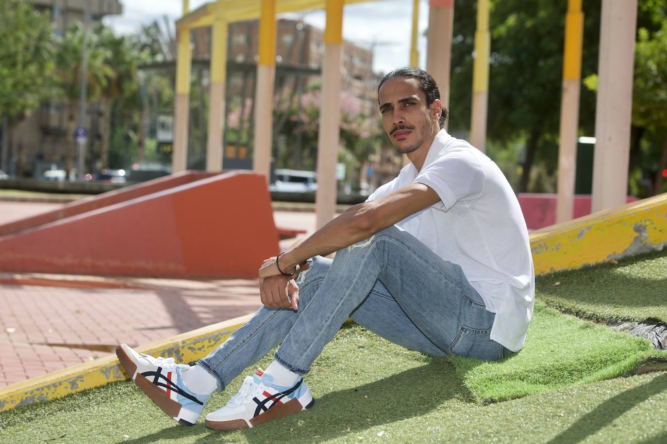 Mohamed Katir, este martes.