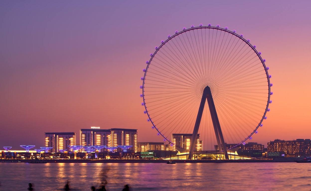 La noria más grande del mundo estará en Dubai. 