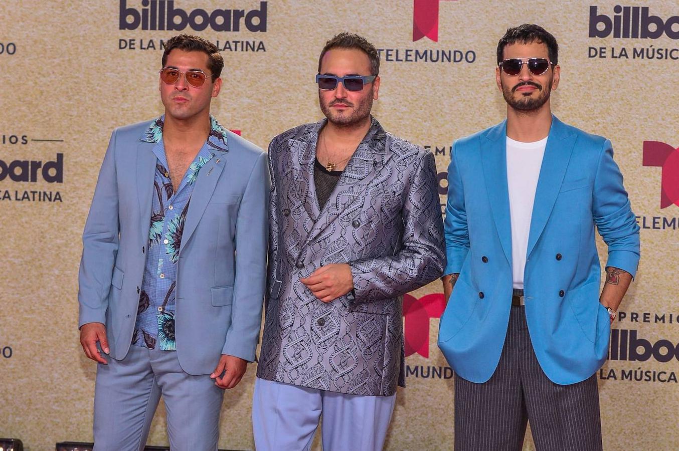 Los integrantes del grupo mexicano Reik.