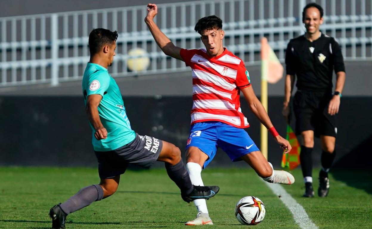 Un lance del partido.