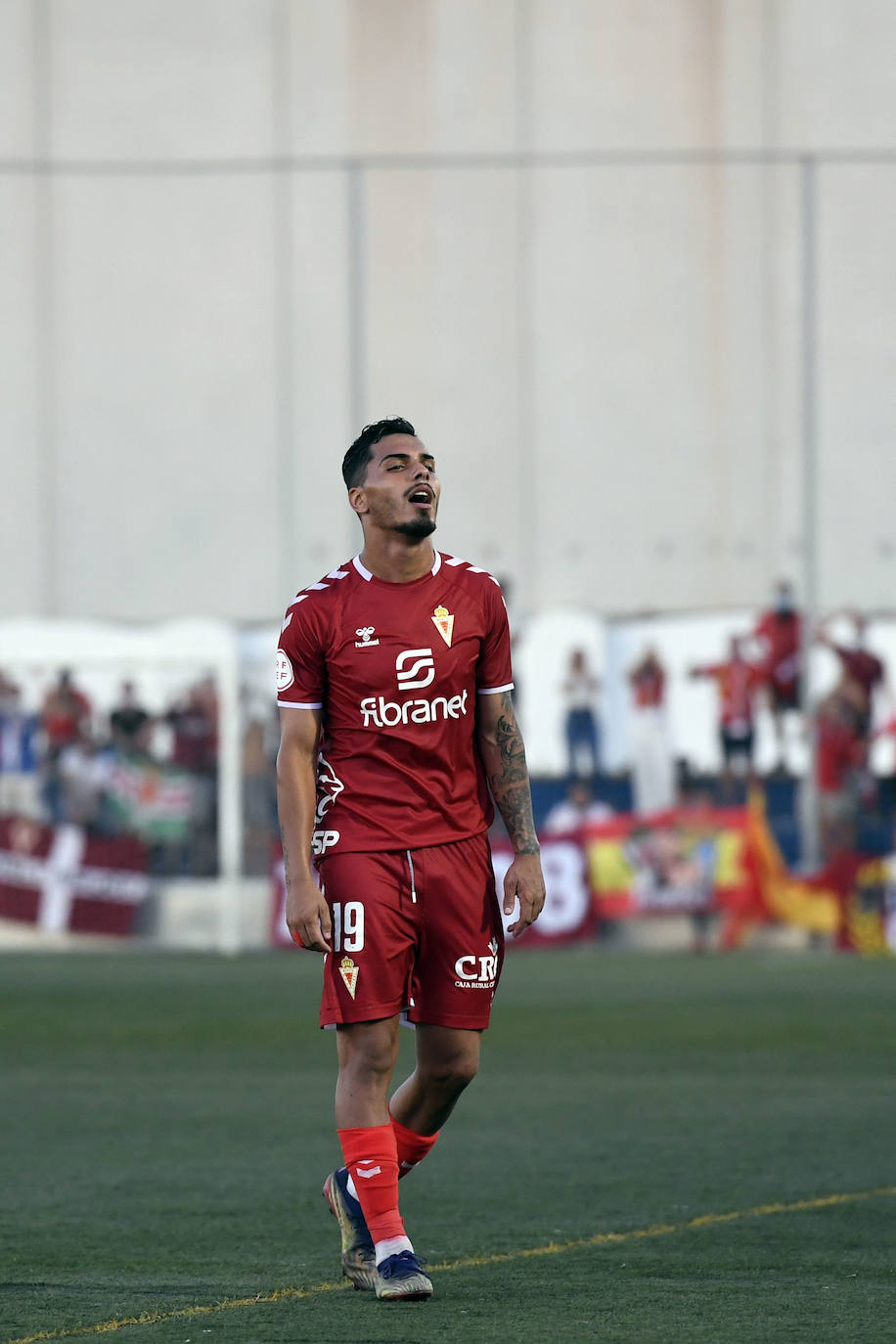 Los jugadores del Mar Menor celebrando el gol de la victoria.