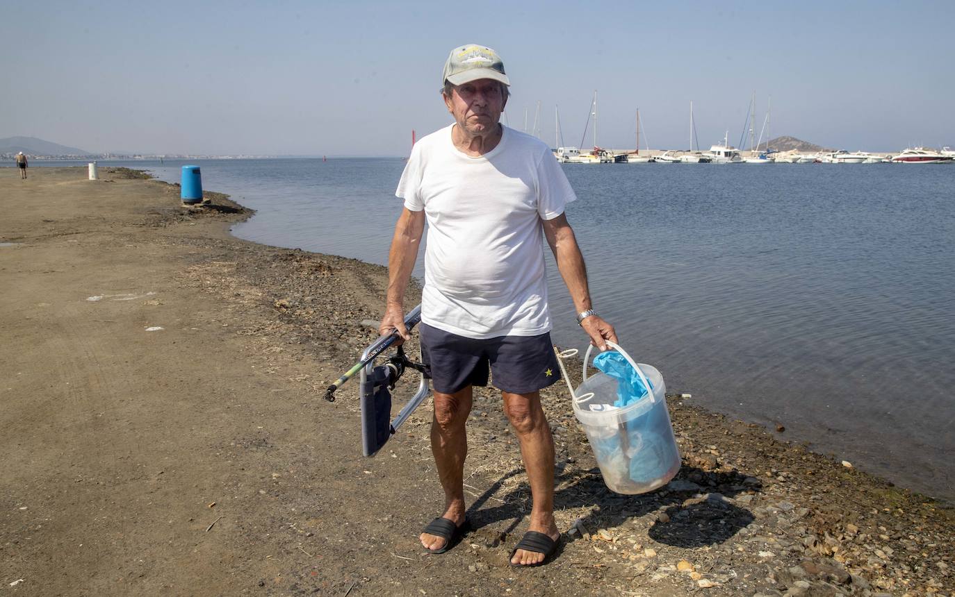 Fotos: La anoxia del Mar Menor que se sufre en tierra