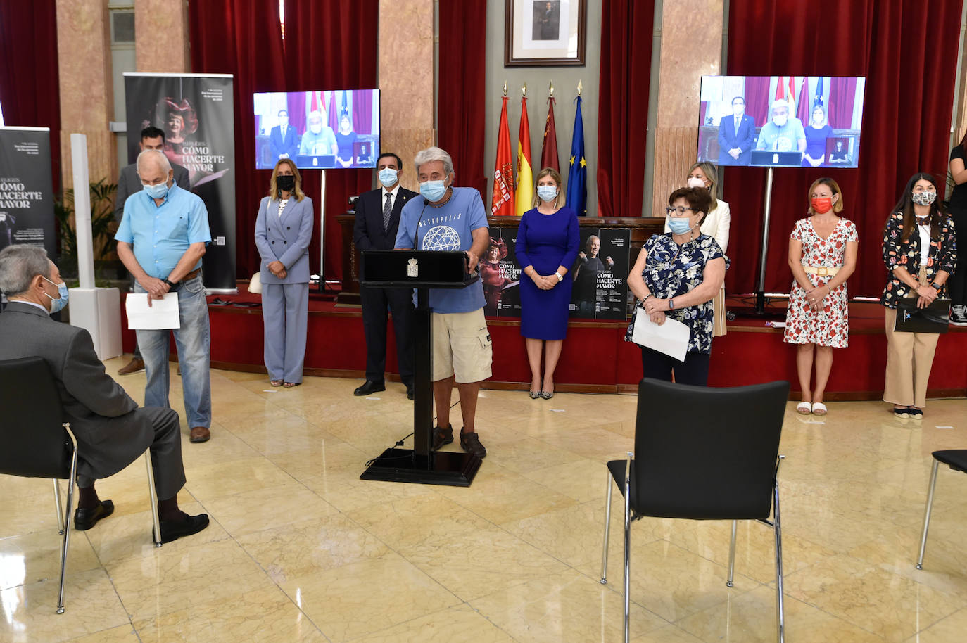 Fotos: Día internacional de las personas mayores en el Ayuntamiento de Murcia
