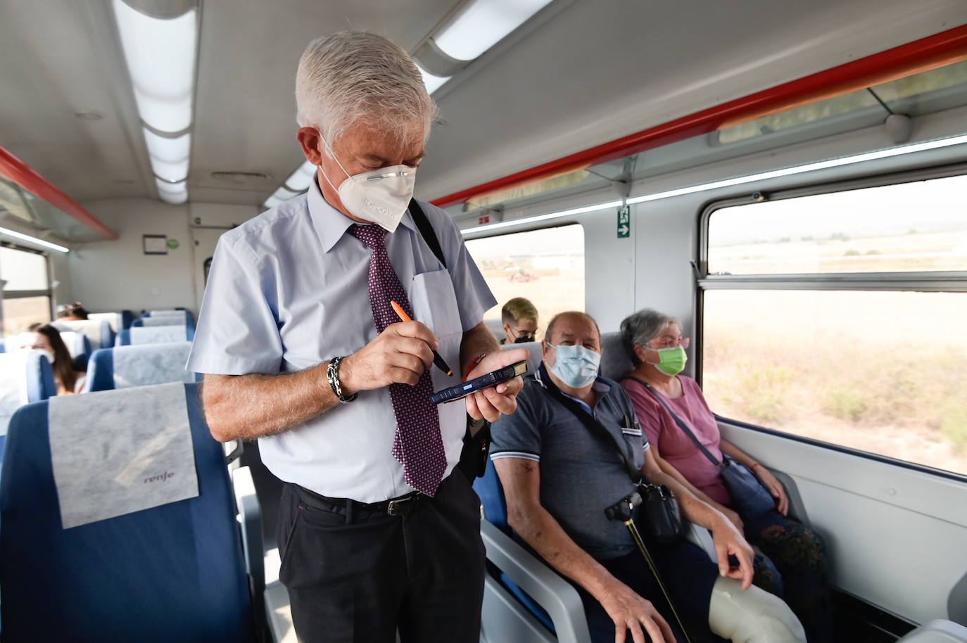 Fotos: Cerrojazo ferroviario en la Región