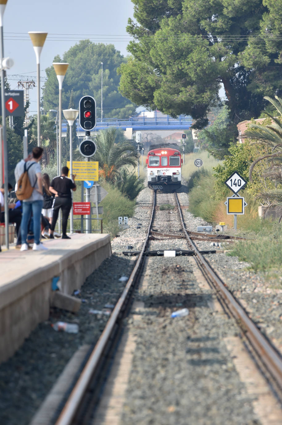 Fotos: Cerrojazo ferroviario en la Región