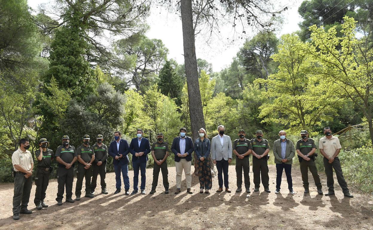 Acto de celebración del Día Mundial de los Bosques, en Sierra Espuña.