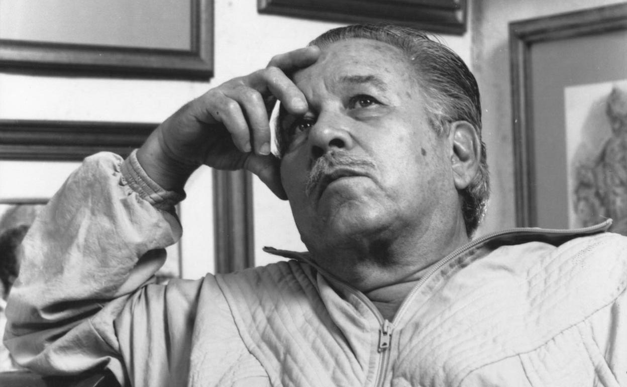 Manuel Muñoz Barberán en su estudio. 