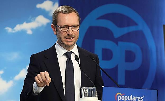 El portavoz del PP en el Senado, Javier Maroto