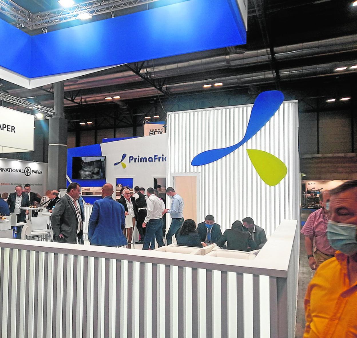 Las empresas de transportes también acudieron a la cita. 