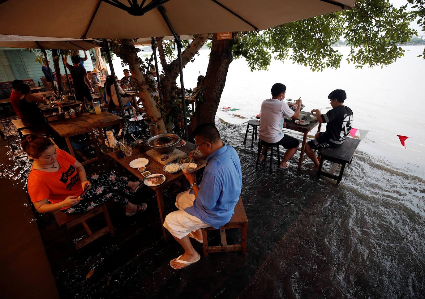 Fotos: Cena pasada por agua